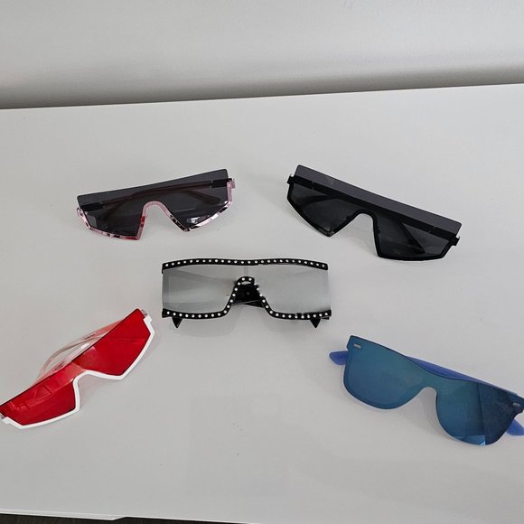 SUNGLASSES! 5 PAIR BUNDLE-Fashion Fun -BRAND NEW! NWOT - Picture 4 of 12